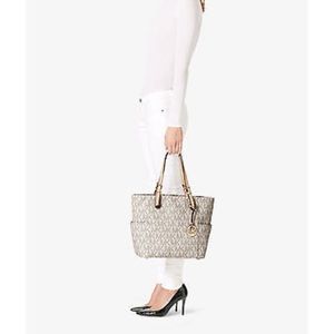 Michael Kors Jet Set Signature Logo Tote
